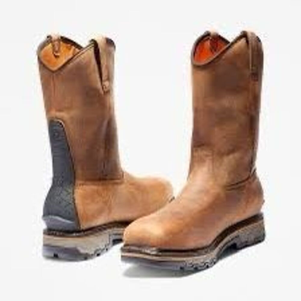 Timberland Pro True Grit pull On Work Boot Sz 9 Composite Toe